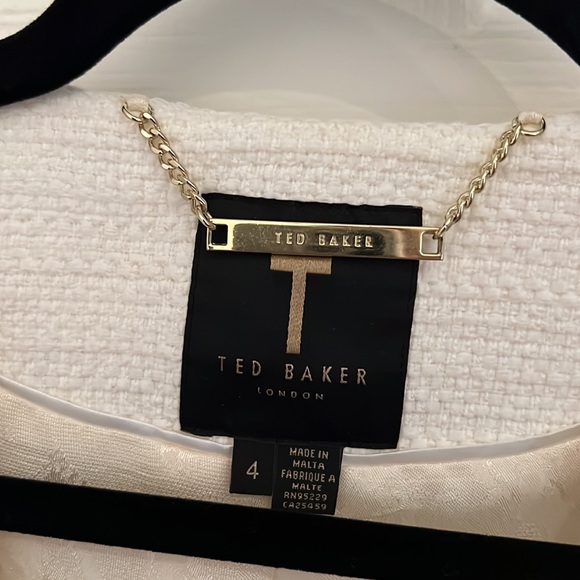Ted Baker off white/cream blazer - Picture 2 of 4